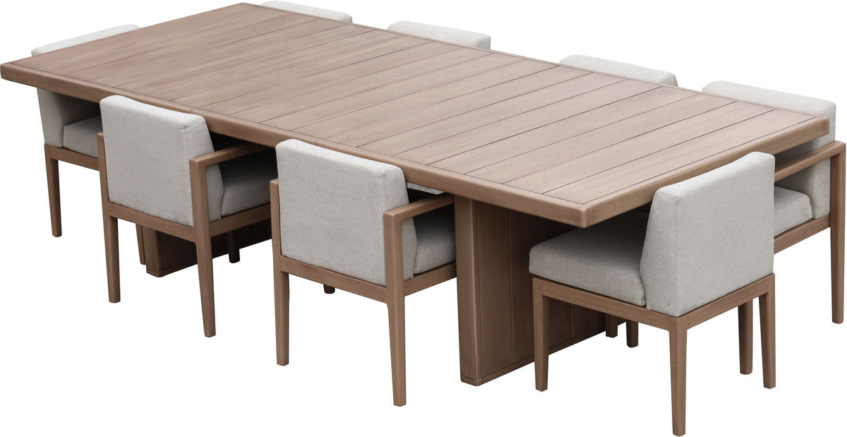 Solace - Acacia Wood Outdoor Patio Dining Table - Natural