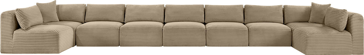 Shaggy - Fabric 9 Piece Modular Sectional