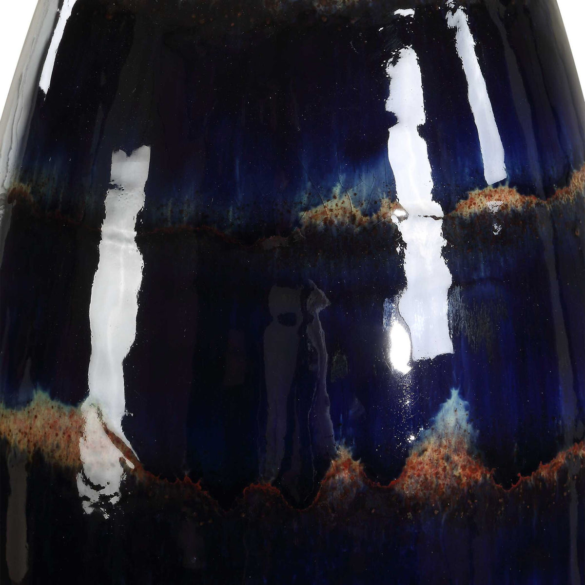 Orleans - Glaze Table Lamp - Blue