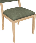 Avon - Linen Textured Performance Fabric Upholstered Dining Side Chair (Set of 2)