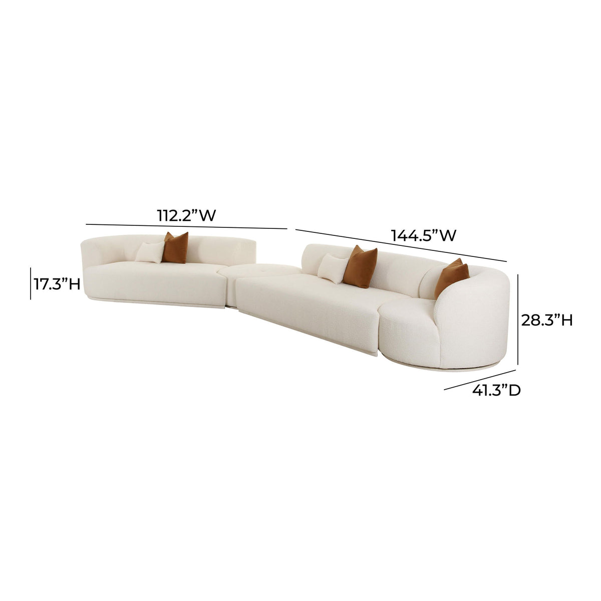 Fickle - Boucle Modular Sectional