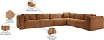 Shaggy - Fabric 6 Piece Modular Corner Sectional