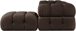 Orin - Velvet 4 Piece Modular Sectional With Chaise