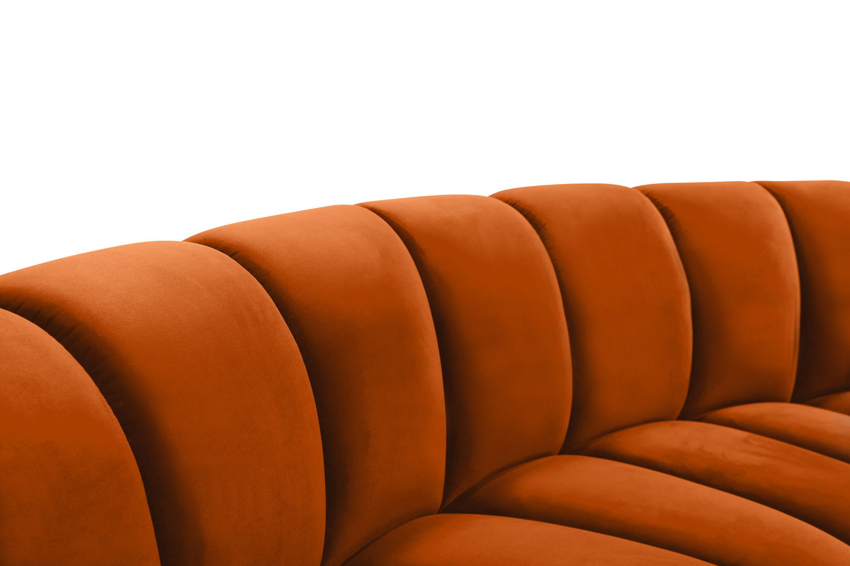 Infinity - 2 Piece Velvet Modular Sectional