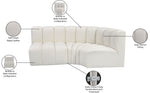Arc - Faux Leather 3 Piece Sofa