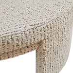 Give It A Rest - Round Ottoman - Hopscotch Creamy Espresso