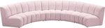 Infinity - 5 Piece Velvet Modular Sectional