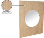Optic - Oak Wood Frame Mirror