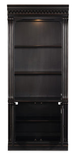 Telluride - Bunching Bookcase (With Doors) - Black