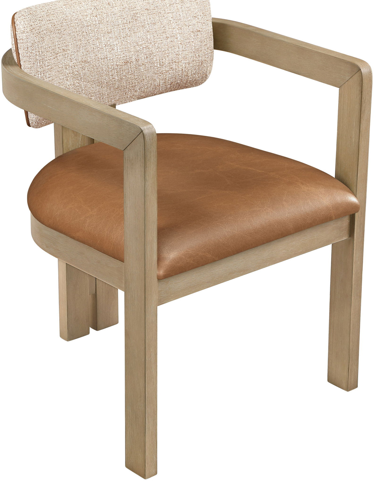 Ravina - Upholstered Dining Chair With Stained Natural Base (Set of 2)