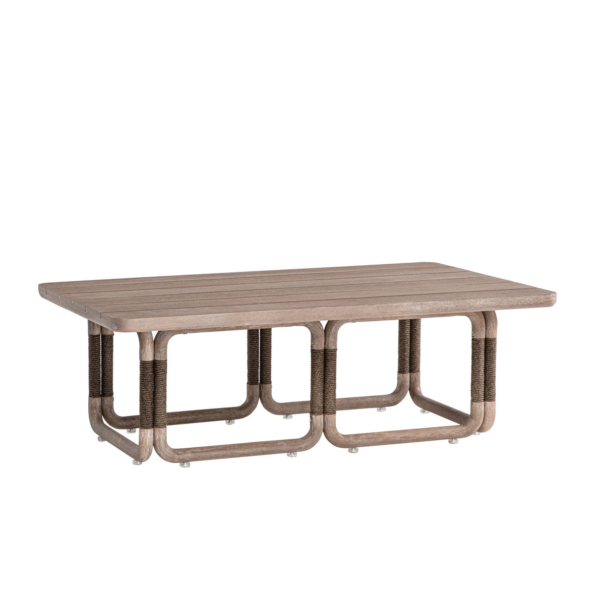 Baja - 4-Piece Outdoor Conversation Set With Cushions - Brown Eucalyptus