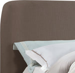 Rigby - Linen Bed With Natural Base