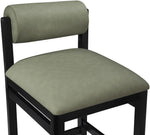 Roundhill - Faux Leather Counter Stool - Black Frame