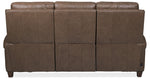 MS - Julian Zero Gravity Power Sofa with Power Headrest - Dark Brown