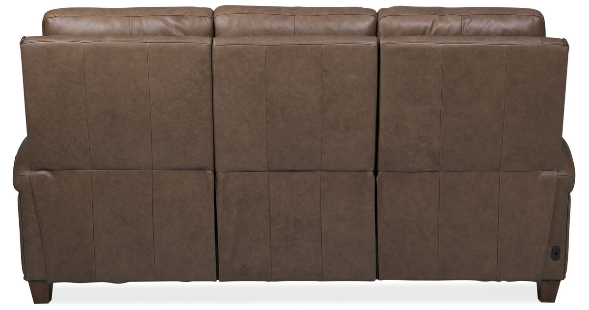 MS - Julian Zero Gravity Power Sofa with Power Headrest - Dark Brown