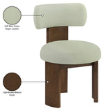 Atelier - Vegan Leather Upholstered Dining Chair (Set of 2) - Painted Brown Frame