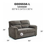 Glory Furniture - Hamilton - Loveseat