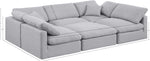 Indulge - Linen 6 Piece Modular Sectional