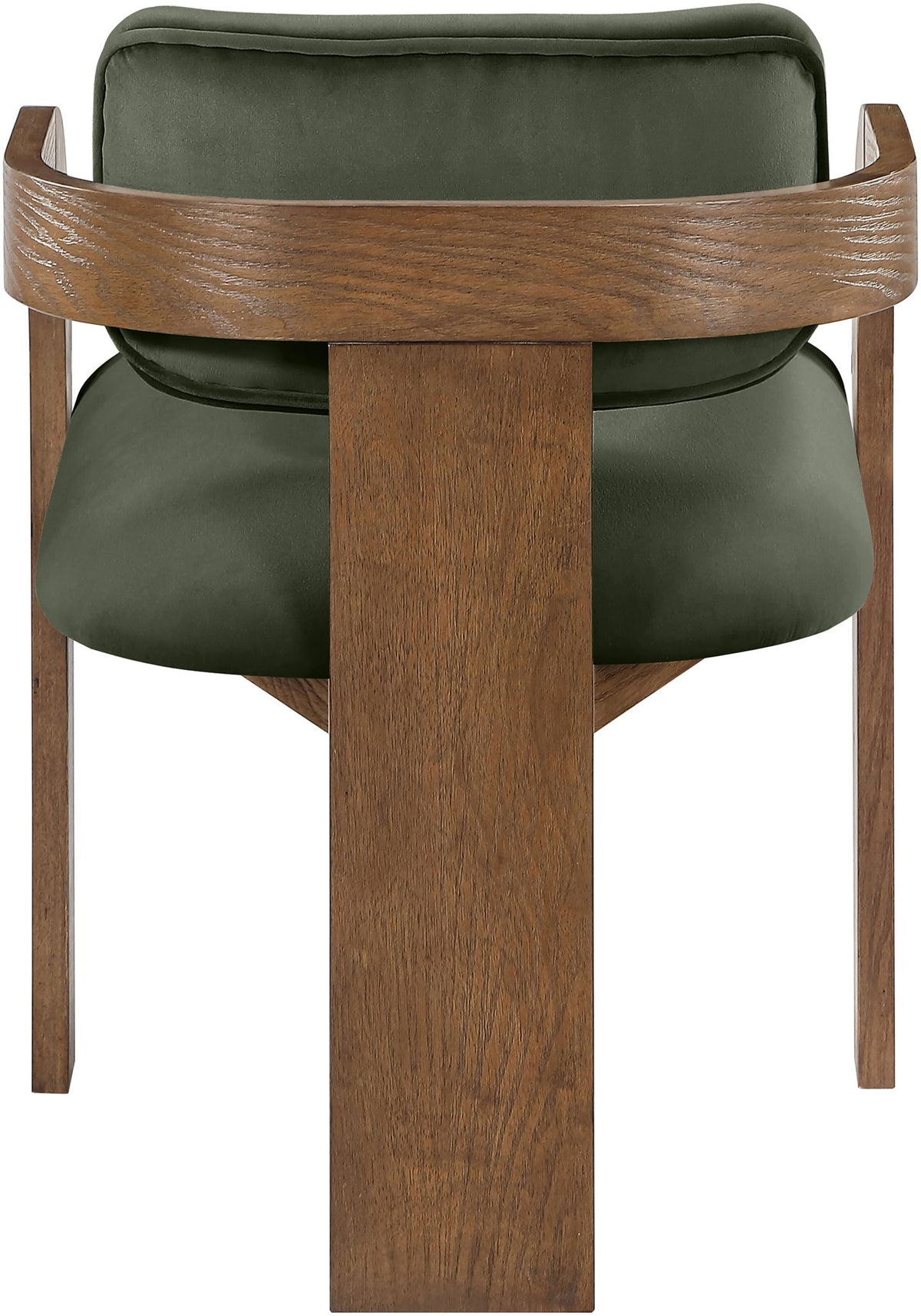 Cedra - Velvet Performance Fabric Upholstered Dining Chair (Set of 2) - Brown Frame