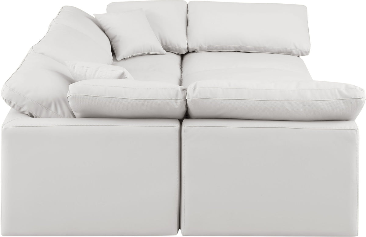 Indulge - Faux Leather 6 Piece Modular Sectional