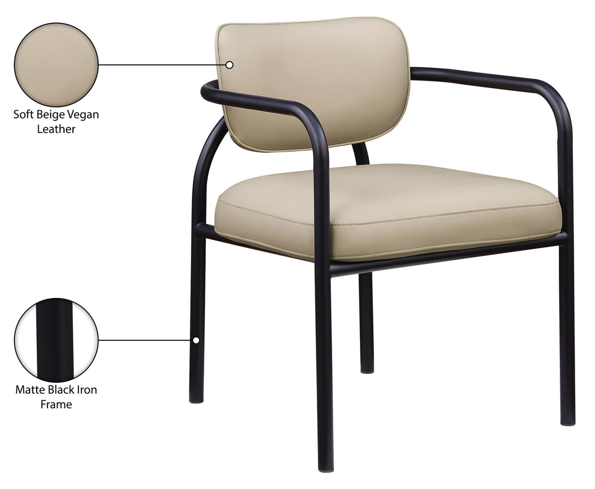 Serava - Vegan Leather Upholstered Dining Chair (Set of 2)