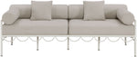 Portofino - Resilient Water Repellent Fabric 85.75" Upholstered Outdoor Patio Sofa