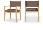 Avon - Vegan Leather Dining Arm Chair