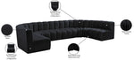 Arc - Velvet Modular U-Shaped Sectional
