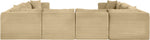 Shaggy - 8 Piece Modular U-Shaped Sectional