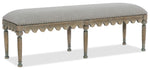 Boheme - Madera Bed Bench - Gray / Light Brown