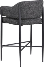 Dame - Fabric Upholstered Counter Stool (Set of 2)