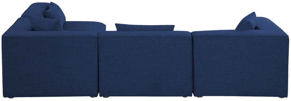 Cube - Linen 4 Piece Modular Corner Sectional