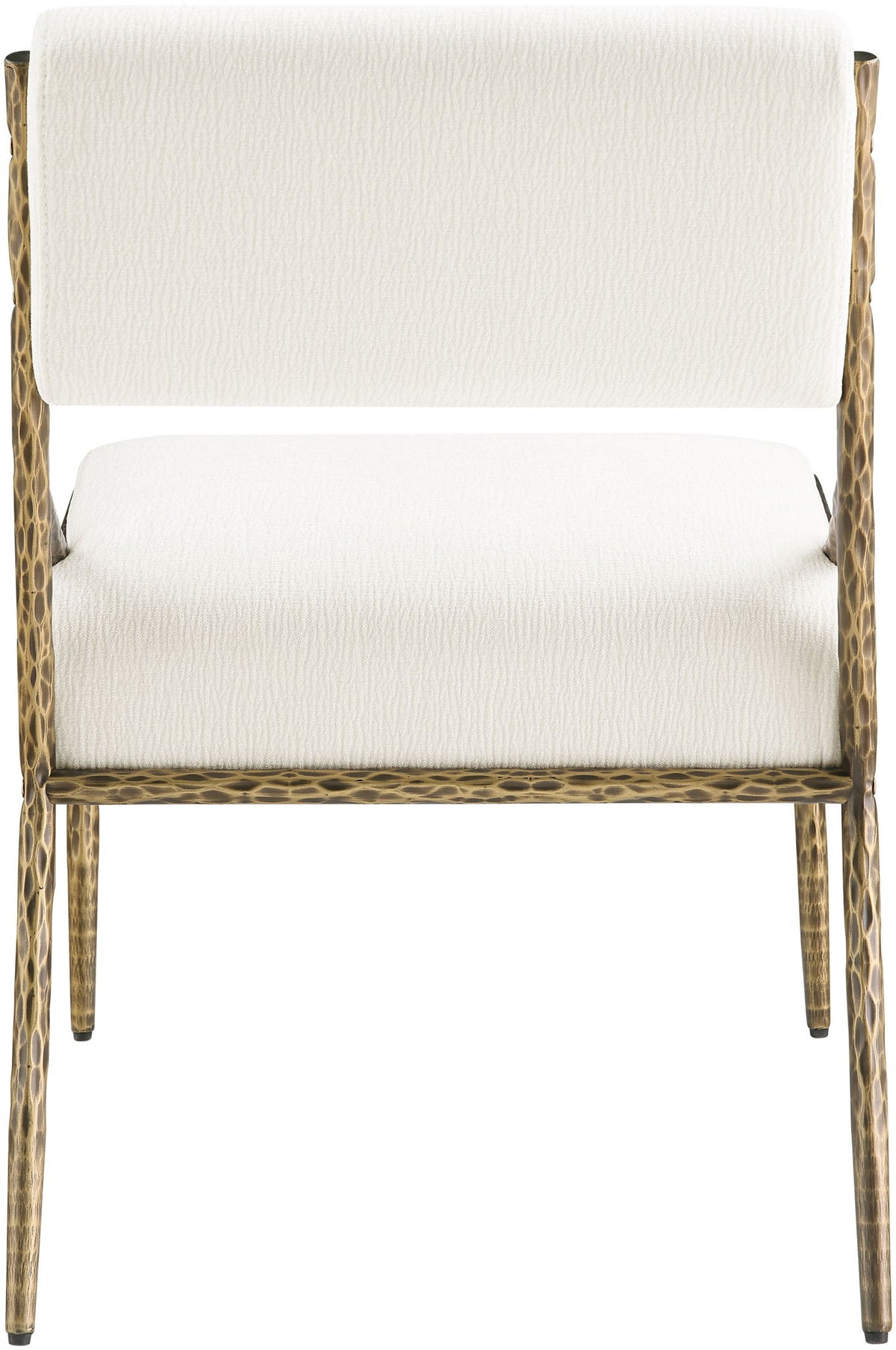 Bastille - Upholstered Dining Side Chair (Set of 2) - Brass Frame