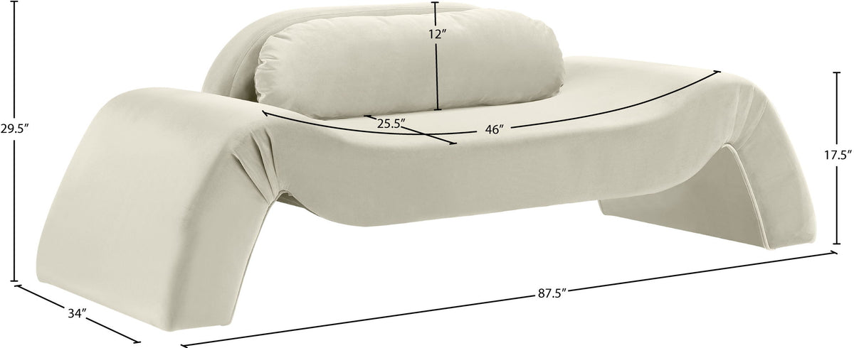 Austin - Velvet Loveseat