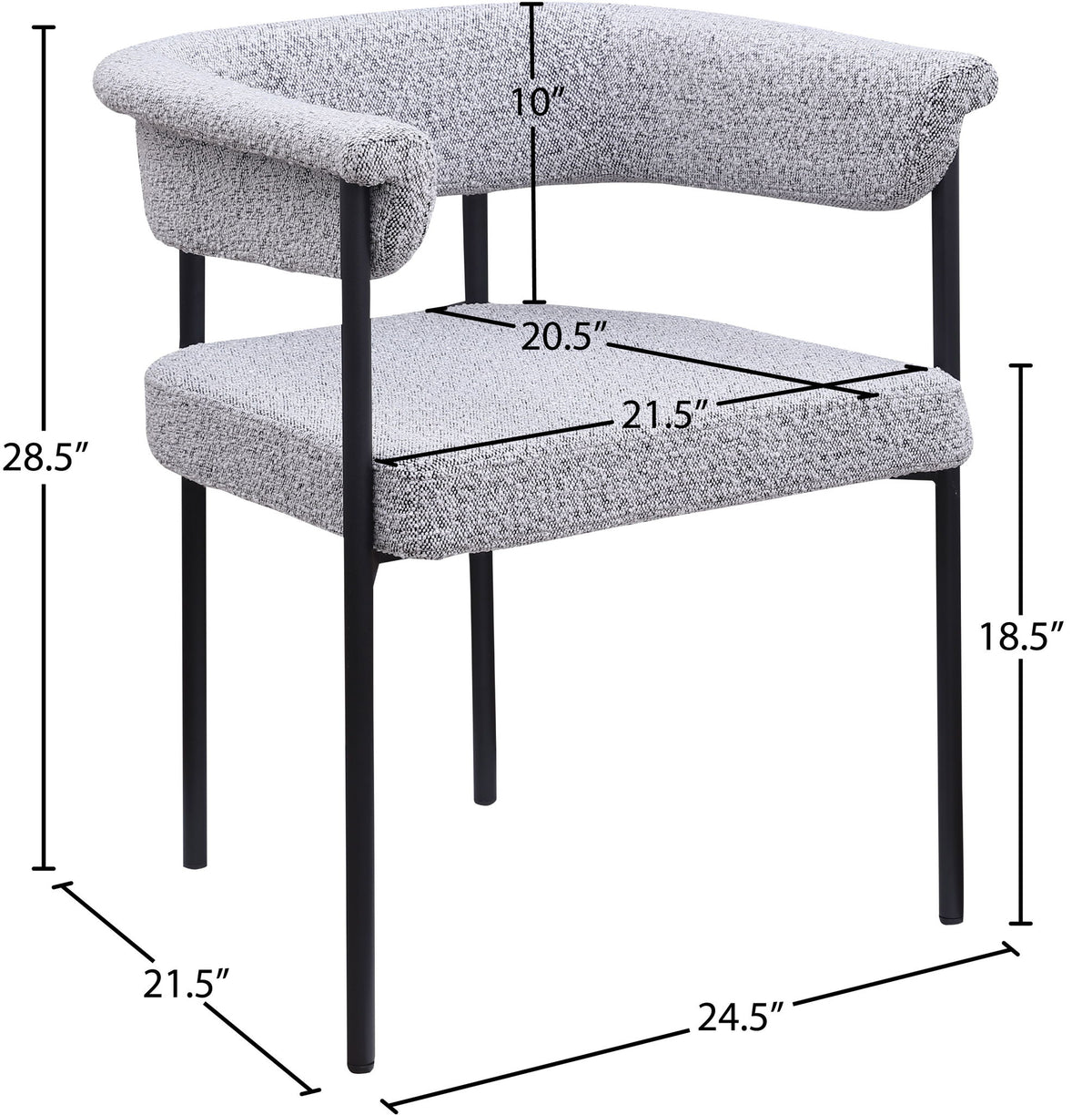 Malin - Boucle Dining Chair (Set of 2)