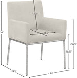 Reeves - Dining Chair With Silver Legs (Set of 2)