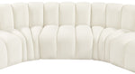 Arc - Velvet 7 Piece U-Shaped Modular Sofa