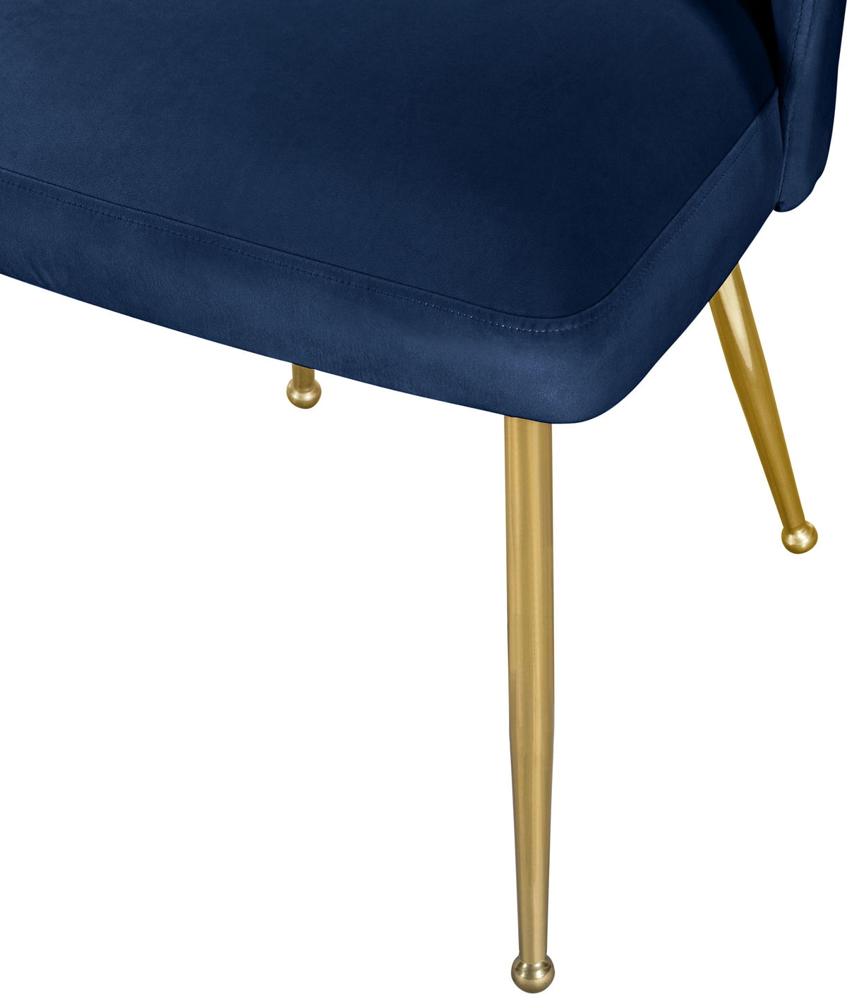 Logan - Dining Chair (Set of 2) - Gold Legs