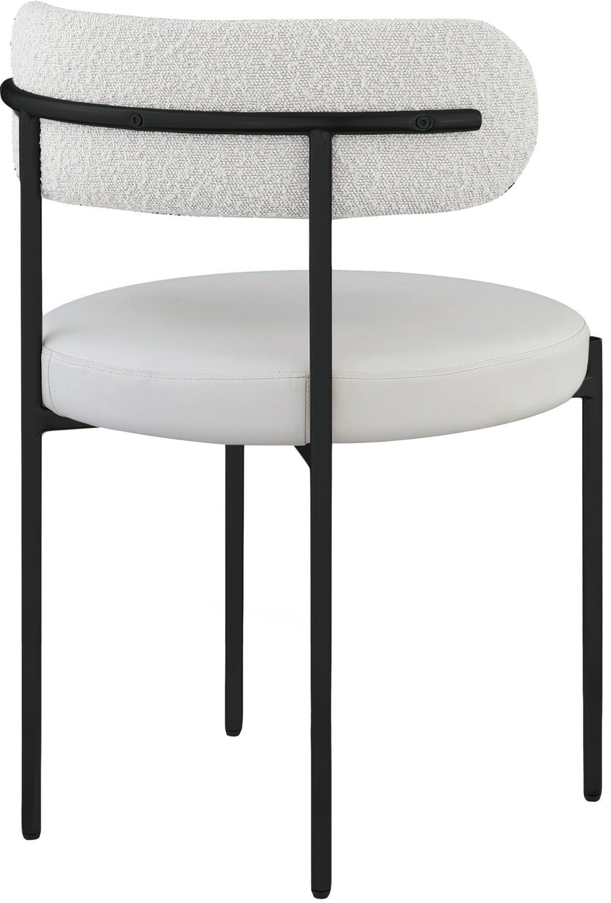 Beacon - Faux Leather Dining Chair With Black Legs (Set of 2)