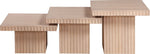 Spencer - Oak Veneer 3 Piece Coffee Tabl