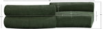 Bale - 2 Piece Curved Modular Sofa