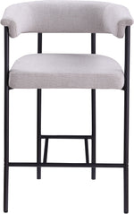 Malin - Linen Counter Stool (Set of 2)