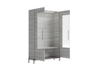 Mia - 2 Door China - White / Gray / Silver