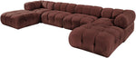 Orin - Velvet 6 Piece Modular Double Chaise Sectional