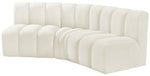 Arc - Velvet 3 Piece Modular Corner Sofa