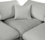 Comfy - 7 Piece Linen Modular Corner Sectional