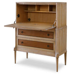 Hide Away - Secretary Desk - Brown / Woodtone
