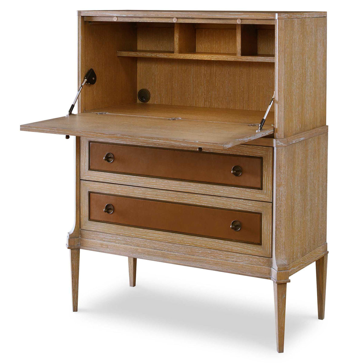 Hide Away - Secretary Desk - Brown / Woodtone