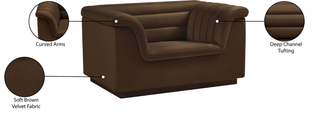 Cascade - Velvet Chair