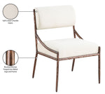 Bastille - Upholstered Dining Side Chair (Set of 2) - Bronze Frame